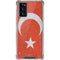 Turkish Flag Distressed Galaxy Note20 5G Clear Case